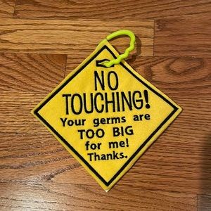 No touching baby sign